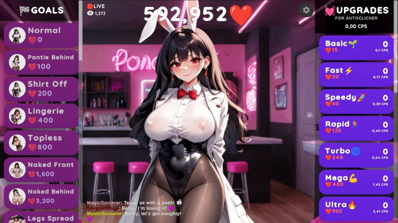 Hentai Clicker: Bethy is streaming Game Free Download [v1.0]