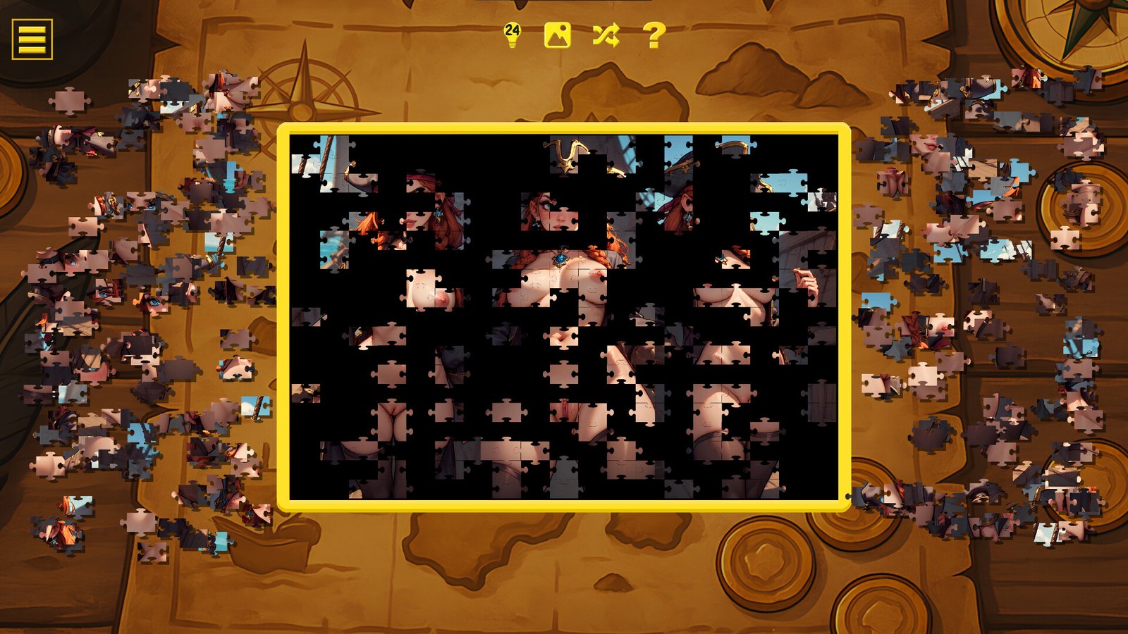 Pirate Temptation - Naughty Jigsaw Free Download