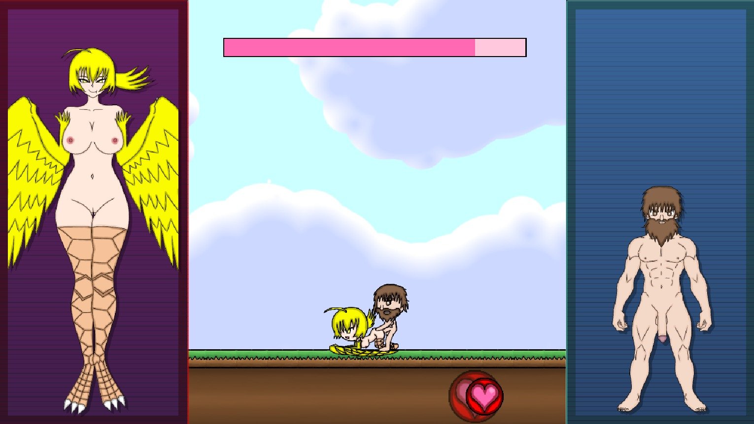 Climber Boy and Harpy Girls