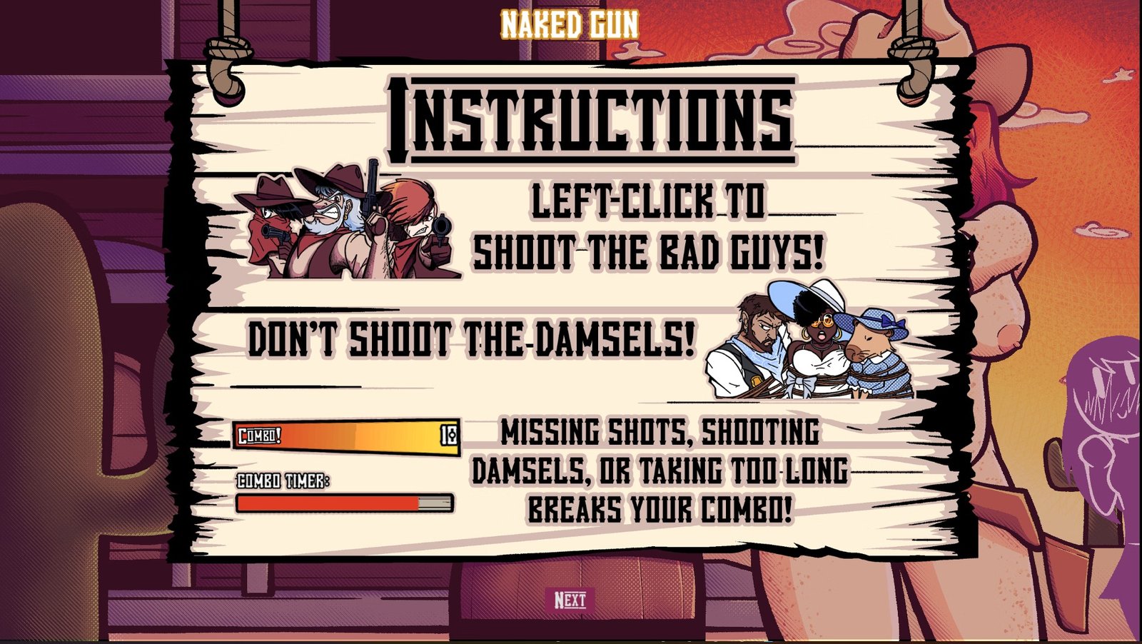 Naked Gun Minigame [v2.0] Uncensored